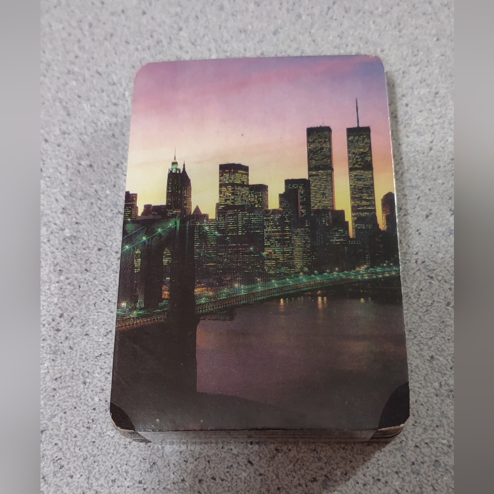 Twin Towers playing cards=BONUS